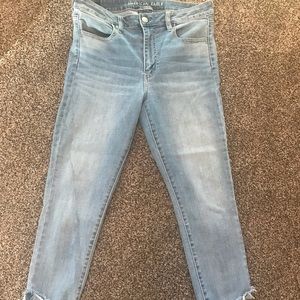 American Eagle high waisted jegging crop jeans